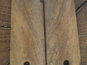 Texas spalted mesquite round butt 1911 grips