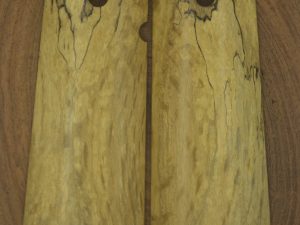 Spalted Texas pecan  1911 round butt