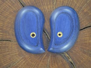 Bond arms laminated blue wood grips