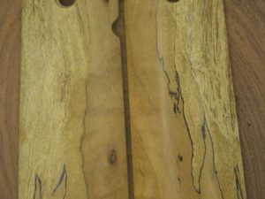 Spalted Texas pecan  1911 round butt