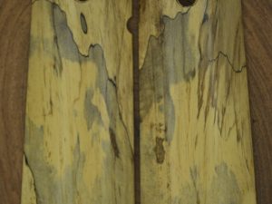 Spalted Texas pecan  1911 round butt