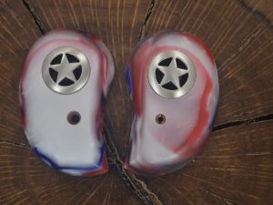 Bond arms star-spangled pearlite grips with silver Texas star
