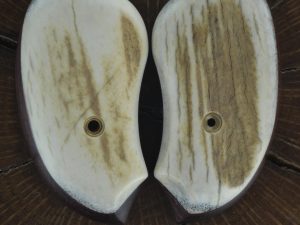 Sun bleached stag extended Bond arms grips