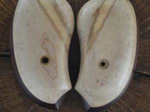 Tiger stripe maple extended Bond arms grips