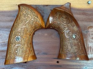 Smith & Wesson N frame engraved grips