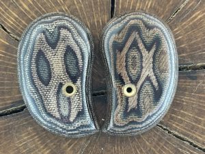 Python burlap micarta Bond arms grips