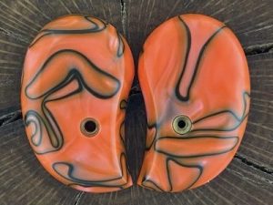 Bond arms orange & black pearlite grips