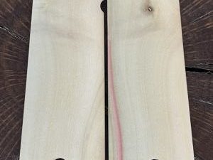 Flamed Boxelder Magwell fit 1911 grips